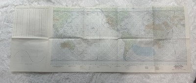 NASA Space Shuttle STS-9 SL-1 Mission Chart 1983 Spacelab Columbia Map