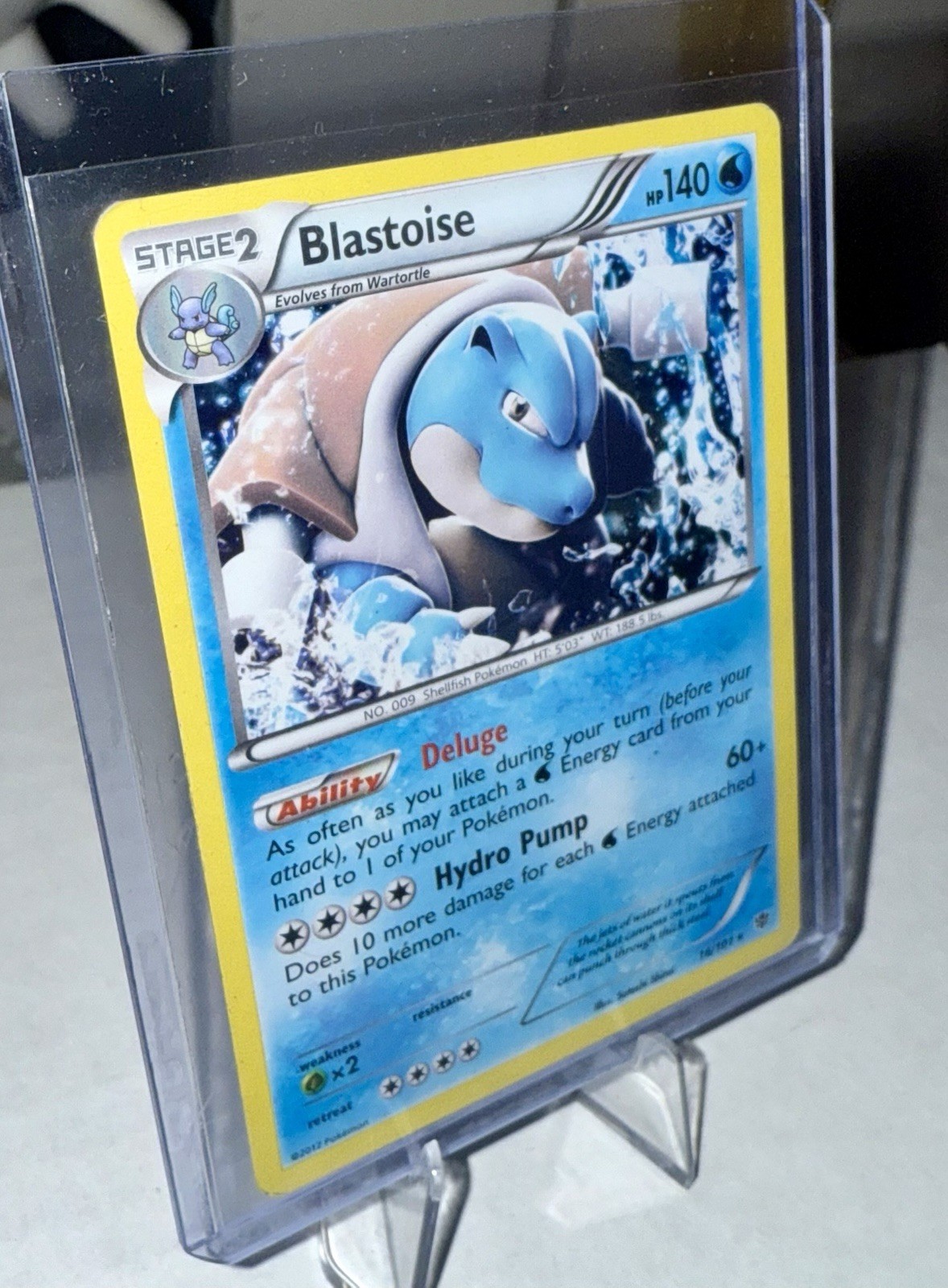 Blastoise 16/101 Plasma Blast Reverse Holo