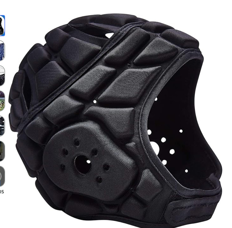 Coolomg Soft Shell Flag Football Helmet, Rugby, Soccer Padded Youth Head Gear