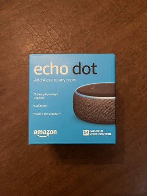 Amazon Echo Dot (3rd Gen) Smart Home Speaker Alexa Black/Charcoal