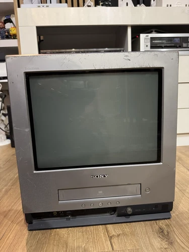 Sony Trinitron KV-14FV1U 14" VHS Combi Retro RGB Colour CRT TV Monitor