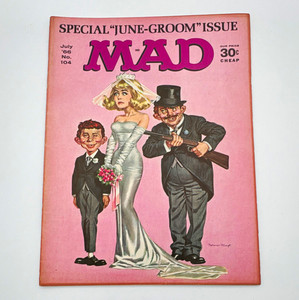 MAD Magazine MAD Series Issue #104 July 1966 Illustrated Humor Norman Mingo