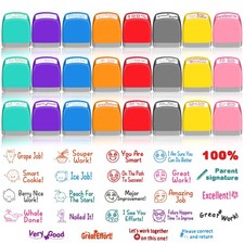 Teacher Stamps for Classroom Self Inking School Classroom Stamps Gifts Bulk f...