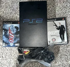 Sony Playstation 2 Fat SCPH-39001 Console Tested & Works Ships Fast!!! Two Games