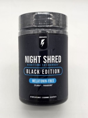 Inno Supps Night Shred Black Edition Dietary Supplement 90 Capsules exp 11/2027