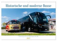 "Calendar 2027 · US Version · Historical And Modern Buses (Wall Calendar 2027 17\""