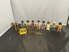 Vintage Playmobil Family Figures Dolls Lot Of 8 - Pirates, Indians, Sheriff’s