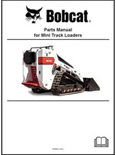 Bobcat MT55 Mini Track Loader Parts Catalog Manual 538711001- 538811001