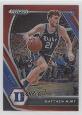 2021-22 Panini Prizm Draft Picks Red 41/299 Matt Hurt Matthew #34 00gy