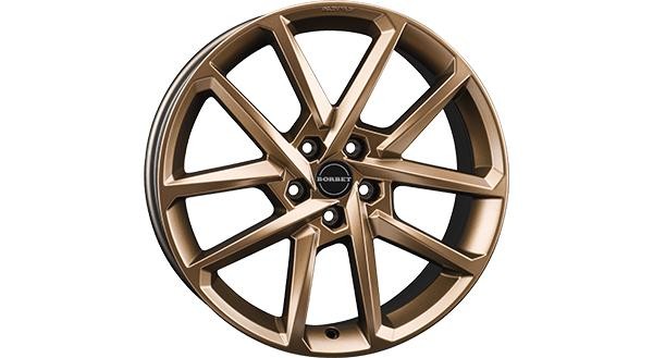 1X Borbet Design N Bronce Matt 8.0Jx18 5X112 ET44.1-image