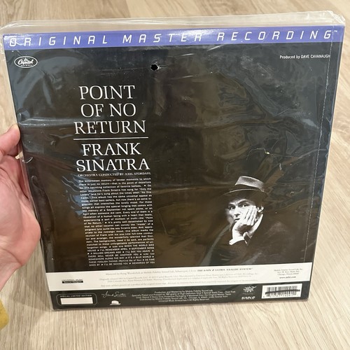 Sealed FRANK SINATRA Point of No Return Mobile Fidelity MFSL 1-409 Promo Copy - Picture 2 of 2