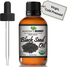 USDA Certified Organic Black Seed Oil Virgin 100 Pure Cumin Nigella Sativa