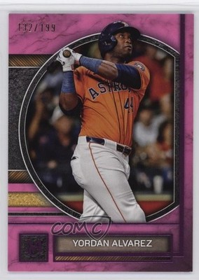 2025 Topps Museum Collection Pink Sapphire /199 Yordan Alvarez #78 1b6v