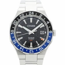 [Near MINT] 5wwm0195 Citizen Series 8 NB6031 56E Black Dial Used Men s Watch