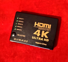 5 In 1 Out HDMI Switch 4K Splitter 5 Port Selector Switcher Hub IR Remote HDTV