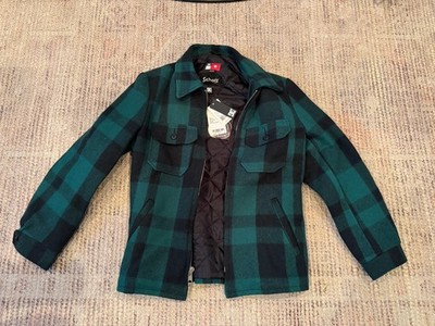 2012 Schott NYC x DC Shoes Curbside Flannel Jacket - Small/Medium NWT