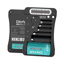 Battery Tester, LCD Display Universal Battery Checker for AA AAA C D 9V