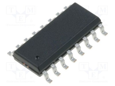 Tube IC: digital HC CMOS Flipflop D﻿ SO16 Ch: 4 SMD