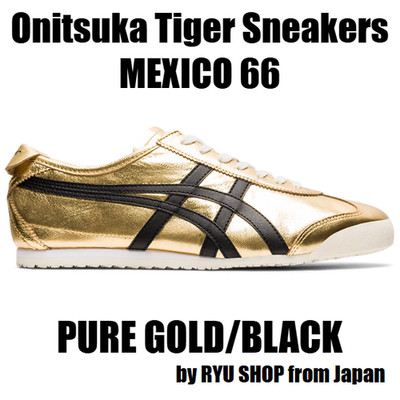 Onitsuka Tiger Sneaker MEXICO 66 1183B566.200 PURE GOLD / BLACK