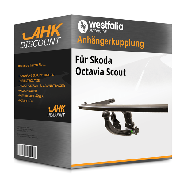 FüR Skoda Octavia Scout 07.2013-Jetzt Westfalia AnhäNgekupplung Abnehmbar Neu-image