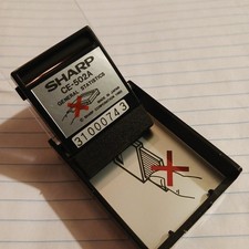 VTG 1983 SHARP POCKET COMPUTER CE-502A General Finance Data Card 31000743 Japan