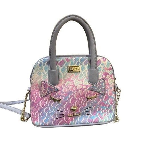 Betsey Johnson Pastel Rainbow Cat Backpack - Pink Blue Purple Betsey Johnson | Bags | Betsy Johnson Light Pink Backpack  main image 4