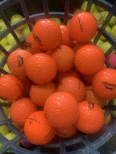 40 Orange Coloured Mixed golf balls mint And Pearl /a grade
