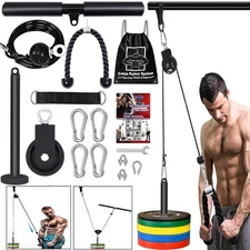 Weight Cable Pulley System Gym Professional Home Gym Equipment Upgraded Fitne
