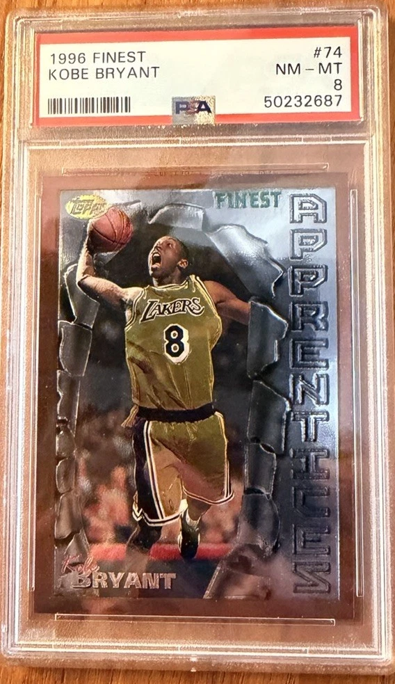 Kobe Bryant Basketball Grade 8 Rookie Sports Trading Cards