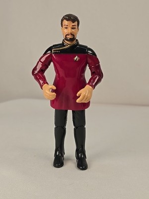 Playmates 1992 Star Trek The Next Generation William T. Riker Actionfigur 5''