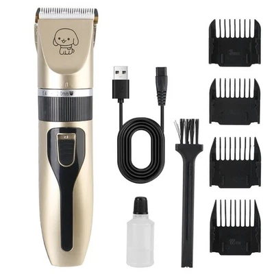 Professional Pet Dog Grooming Clipper Thick Fur Hair Trimmer Electric Shaver Set