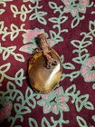 Handmade Copper Wrapped Crystal Pendant (Agate?) — photo 4