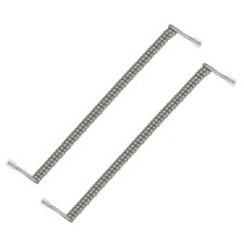 2 Pack 5.9 Ft Coiled 0.98 Feet Phone Cord for Landline Transparent