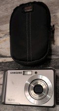 Samsung SL30 Digital Camera 10.2 MP Zoom Case 4GB SD Card Silver