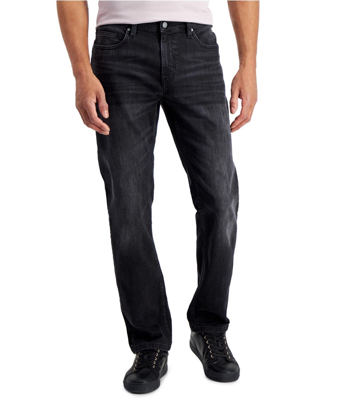 Мужские джинсы-стрейч прямого кроя Alfani Mens Sam 4890₽