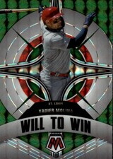 2022 Panini Mosaic Yadier Molina #WW-1 Will to Win Green Mosaic St. Louis 34M