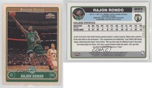 2006-07 Topps Chrome Refractor /199 Rajon Rondo #201 Rookie RC