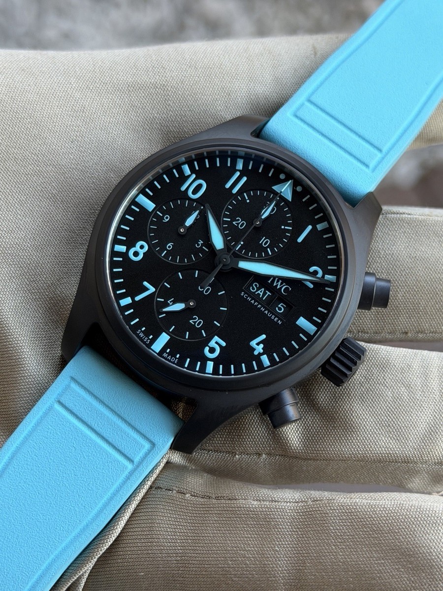 IWC Pilot Chronograph Ceramic George Russell 41mm Watch IW389411