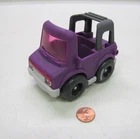 New Fisher Price Little People Purple Jeep Car Recreational Vehicle Smile