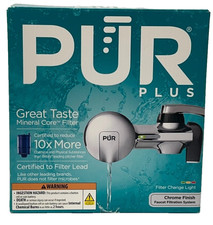 PUR PLUS Faucet Mount Filtration System, Chrome