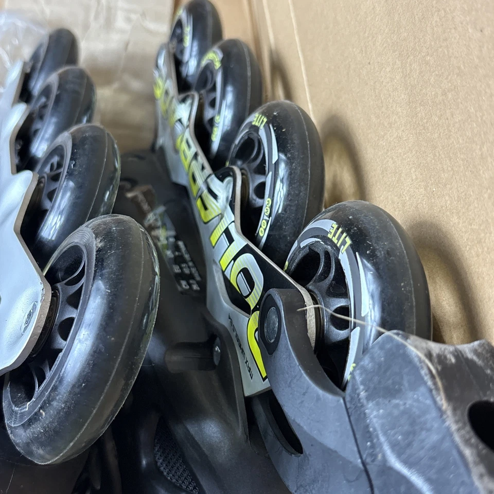 Rollerblade grün/schwarz Herren Inline Skates Größe 8 SG5 Kugellager 80 mm Rollen Box - Bild 4 von 4