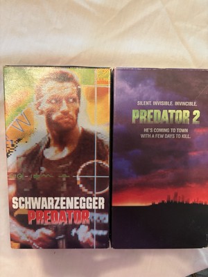 Predator 1 And 2 VHS Tapes