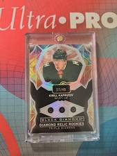 2020-21 UD Black Diamond #BDR-KA Kirill Kaprizov WIld Relic Rookies Rudy /49
