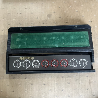 #ad Vtg Standard ADDOMETER Reliable Typewriter amp; Adding Machine Co w Stylus In Box $42.50