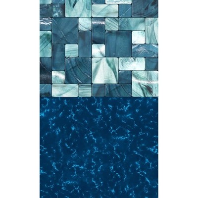 Bluewave Emerald Coast Round 48/54'' Deep Pool Standard Gauge Overlap Blue Liner