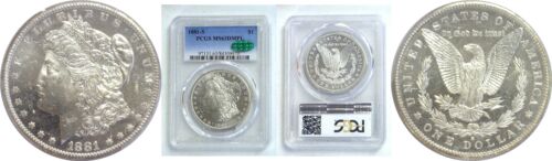 1881-S Morgan Dollar PCGS MS-63 DMPL CAC - Picture 1 of 1