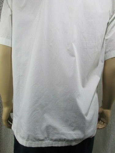 Camisa Pullover Para Hombre Blanca Cuello Nehru, Talla XXL - Imagen 11 de 12