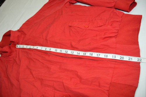 VTG American Eagle Outfitters Men's Windbreaker Plaid Lined Jacket Full Zip Red - Picture 6 of 7