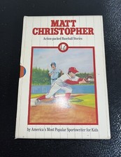 Matt Christopher 1971 Baseball Stories PB Book Box Set Sportswriter First Base  