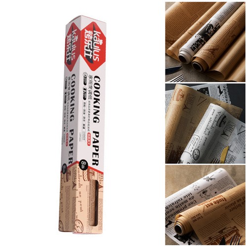 1 Roll Grease Paper Heatresistant Nonstick Antistick Baking Oilpaper